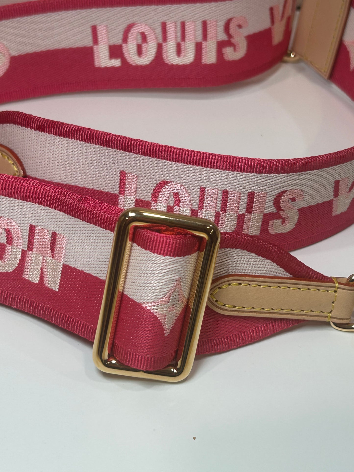 Louis Vuitton Pink Adjustable Strap
