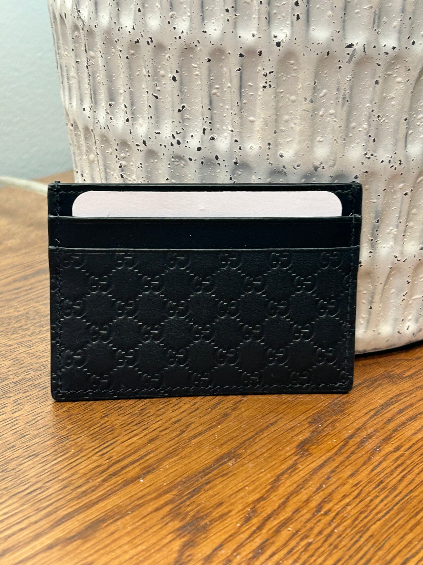 GUCCI Microguccissimma Card Case