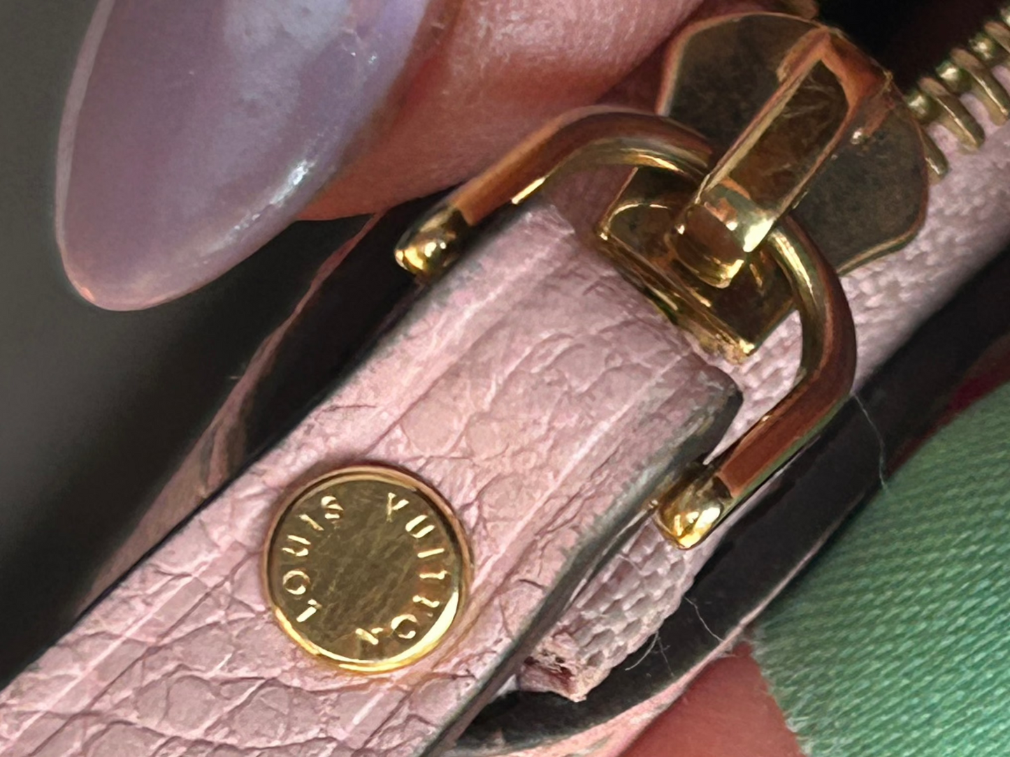 Louis Vuitton Daily Pouch Damier Ebene Rose Pink