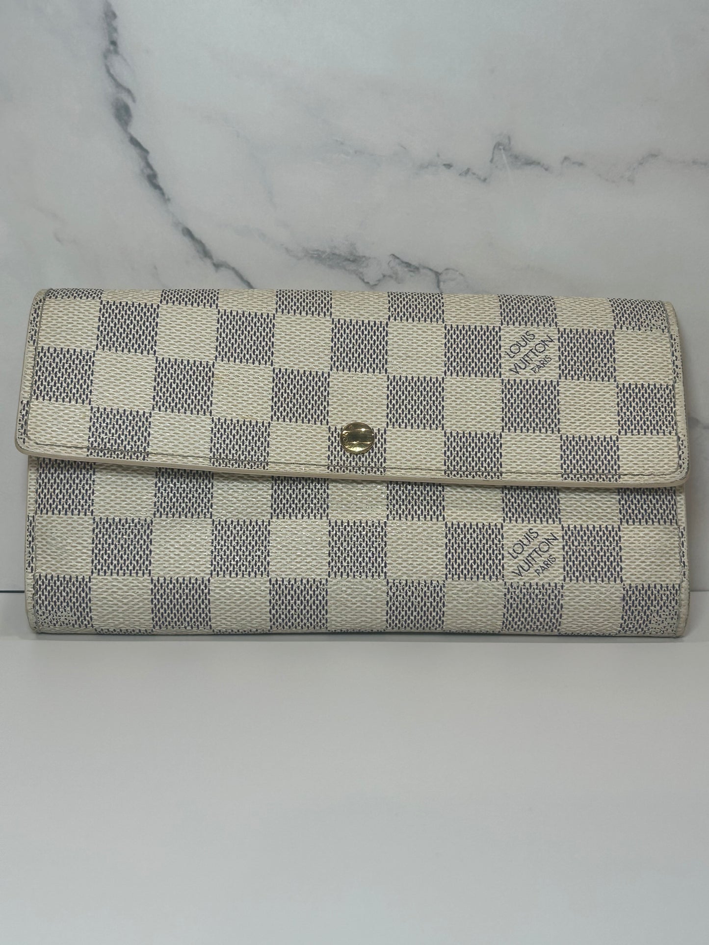 Louis Vuitton Damier Azure Long wallet