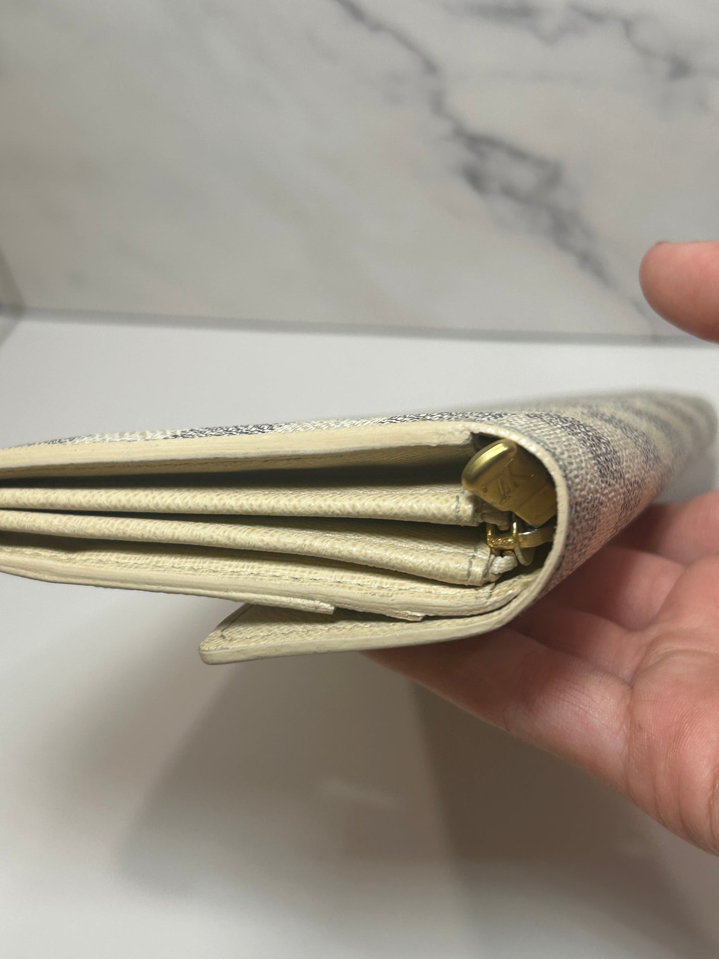 Louis Vuitton Damier Azure Long wallet