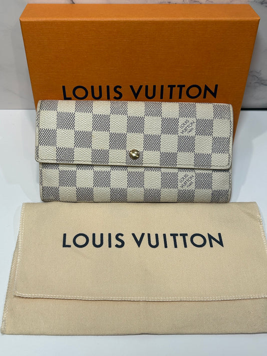 Louis Vuitton Damier Azure Long wallet