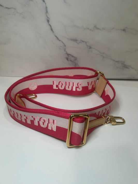 Louis Vuitton Pink Adjustable Strap