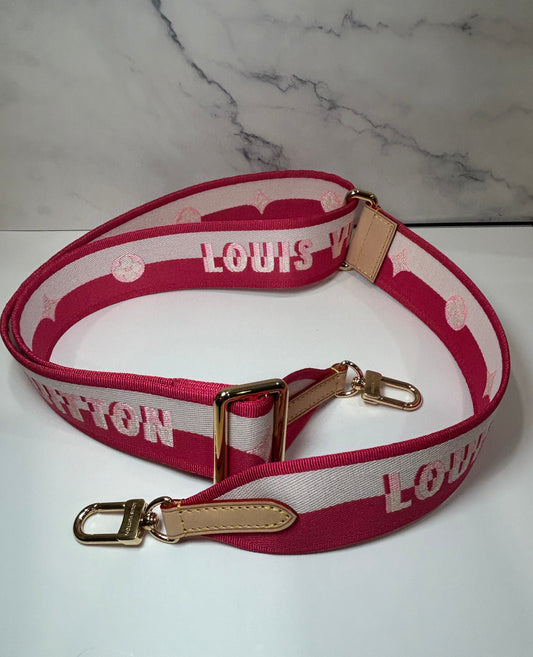 Louis Vuitton Pink Adjustable Strap