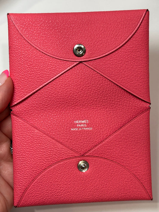 Hermes Calvi Card Case - W Stamp