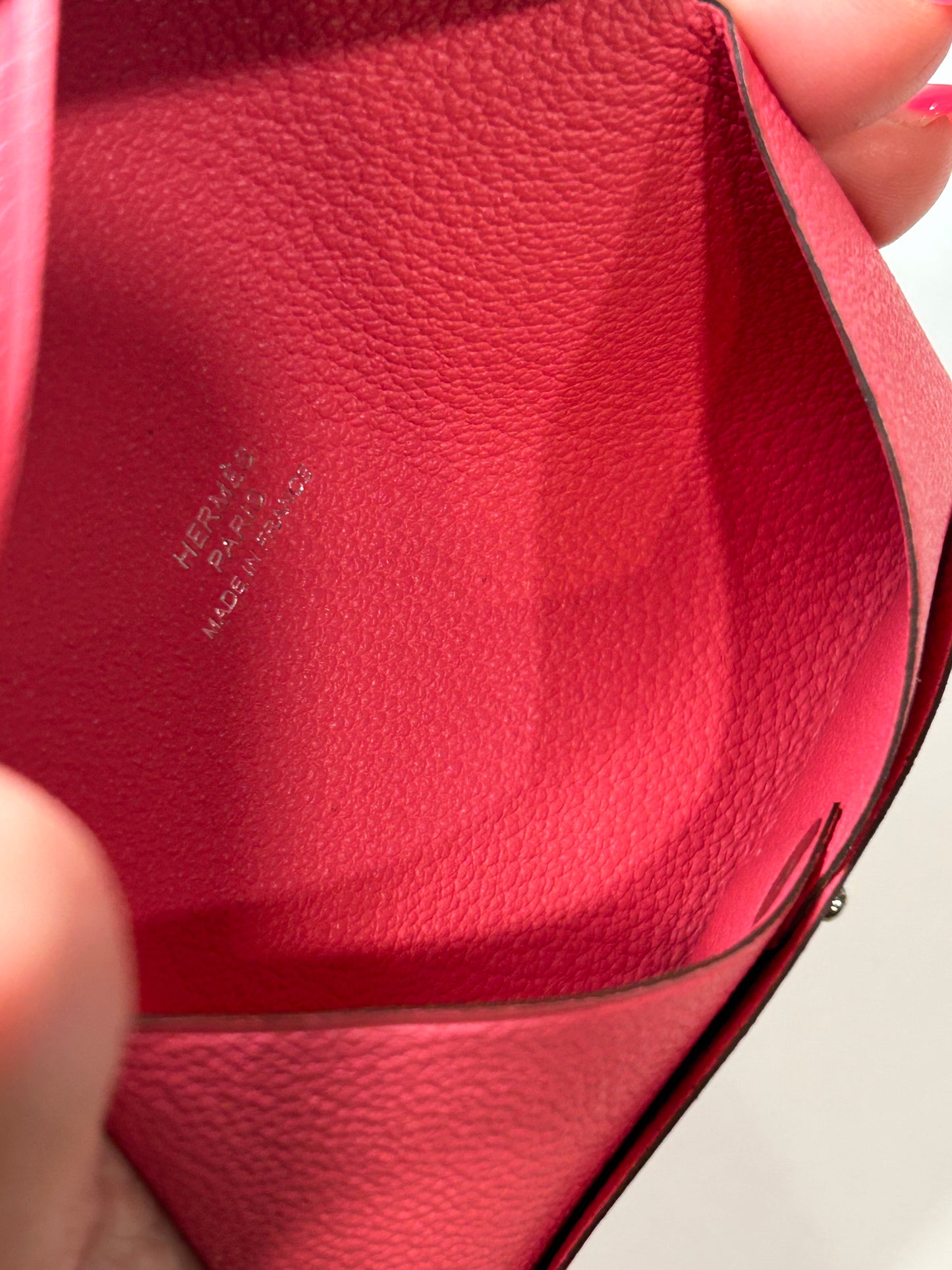 Hermes Calvi Card Case - W Stamp