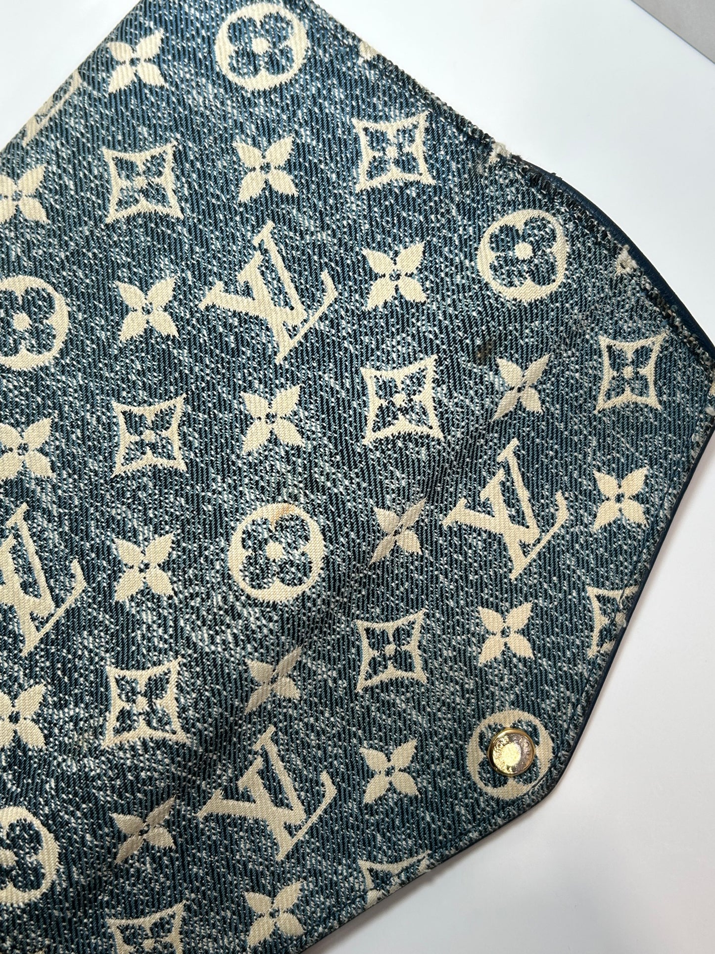 Louis Vuitton Sarah Denim Long Wallet