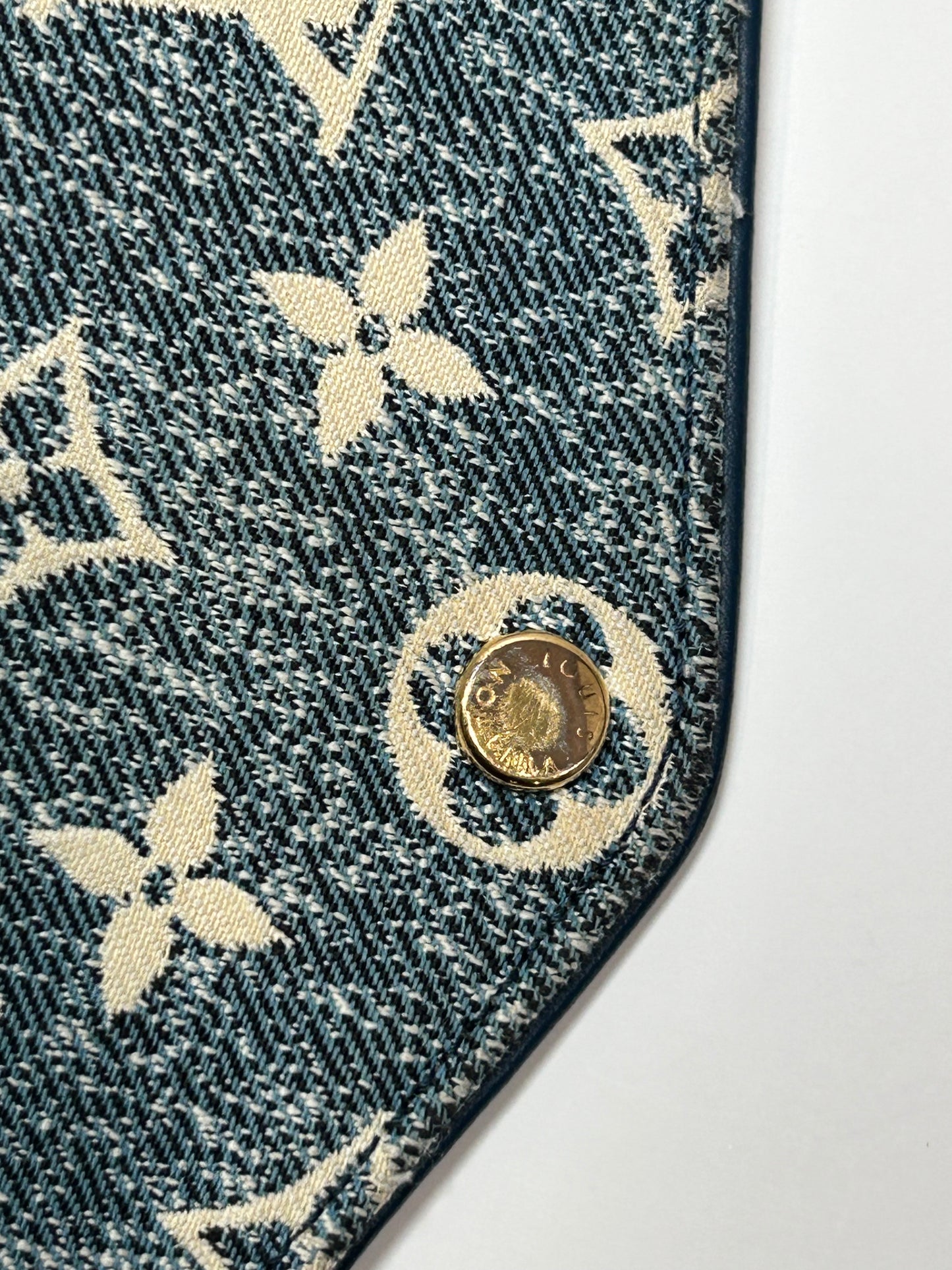 Louis Vuitton Sarah Denim Long Wallet